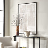 Modern European furniture - Cream Textured Minimalist Artwork - www.oroa.com