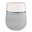 Modern European furniture - Two-Toned Ceramic Garden Stool - www.oroa.com