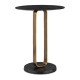 Black Cast Aluminum Accent Table | Uttermost Aperture