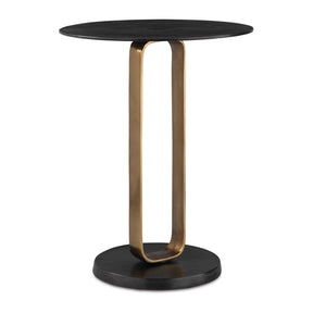 Black Cast Aluminum Accent Table by Uttermost Aperture