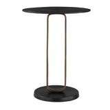 Black Cast Aluminum Accent Table | Uttermost Aperture