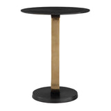 Black Cast Aluminum Accent Table | Uttermost Aperture