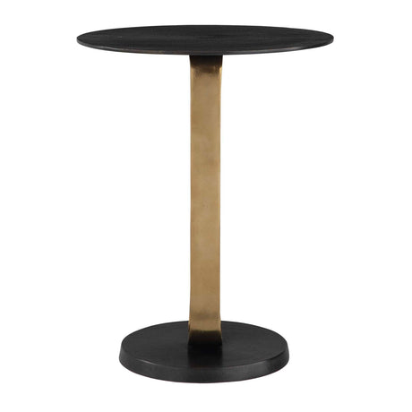 Black Cast Aluminum Accent Table | Uttermost Aperture