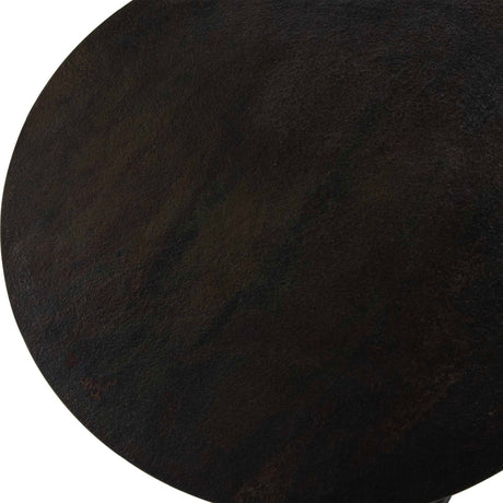Black Cast Aluminum Accent Table | Uttermost Aperture