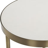 Modern European furniture - White Shagreen Nesting Tables (2) - www.oroa.com