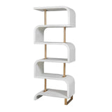 Mahogany Modern Bookcase | Uttermost Bia