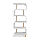 Mahogany Modern Bookcase | Uttermost Bia
