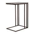 Modern European furniture - Travertine Pull-Up Accent Table - www.oroa.com