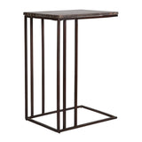 Modern European furniture - Travertine Pull-Up Accent Table - www.oroa.com