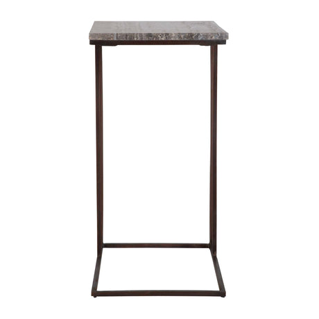 Modern European furniture - Travertine Pull-Up Accent Table - www.oroa.com