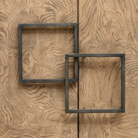Modern European furniture - 2-Door Wooden Cabinet - www.oroa.com