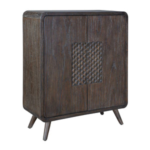   Weathered Mindi Wood 2-Door Cabinet | Oroa.com