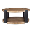 Modern European furniture - Round Natural Wood Coffee Table - www.oroa.com