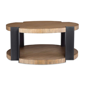 Round Natural Wood Coffee Table by Uttermost Loana