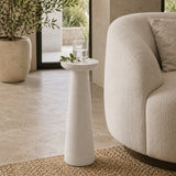 Modern European furniture - White Marble Indoor/Outdoor Drink Table - www.oroa.com