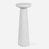 Modern European furniture - White Marble Indoor/Outdoor Drink Table - www.oroa.com