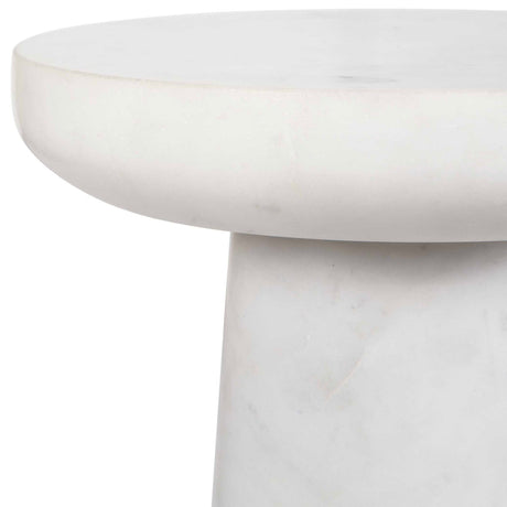 Modern European furniture - White Marble Indoor/Outdoor Drink Table - www.oroa.com
