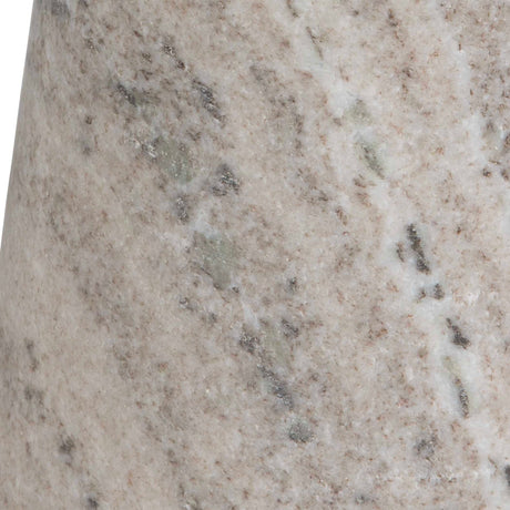 Modern European furniture - Neutral-Toned Marble Accent Table - www.oroa.com