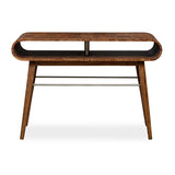 Modern European furniture - Burl Veneer Hollowed Console Table - www.oroa.com