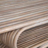 Modern European furniture - Whitewashed Rattan Coffee Table - www.oroa.com
