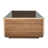 Modern European furniture - Curved Mahogany Coffee Table - www.oroa.com