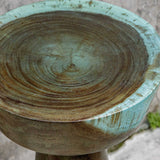 Modern European furniture - Blue-Green Wooden Drink Table - www.oroa.com