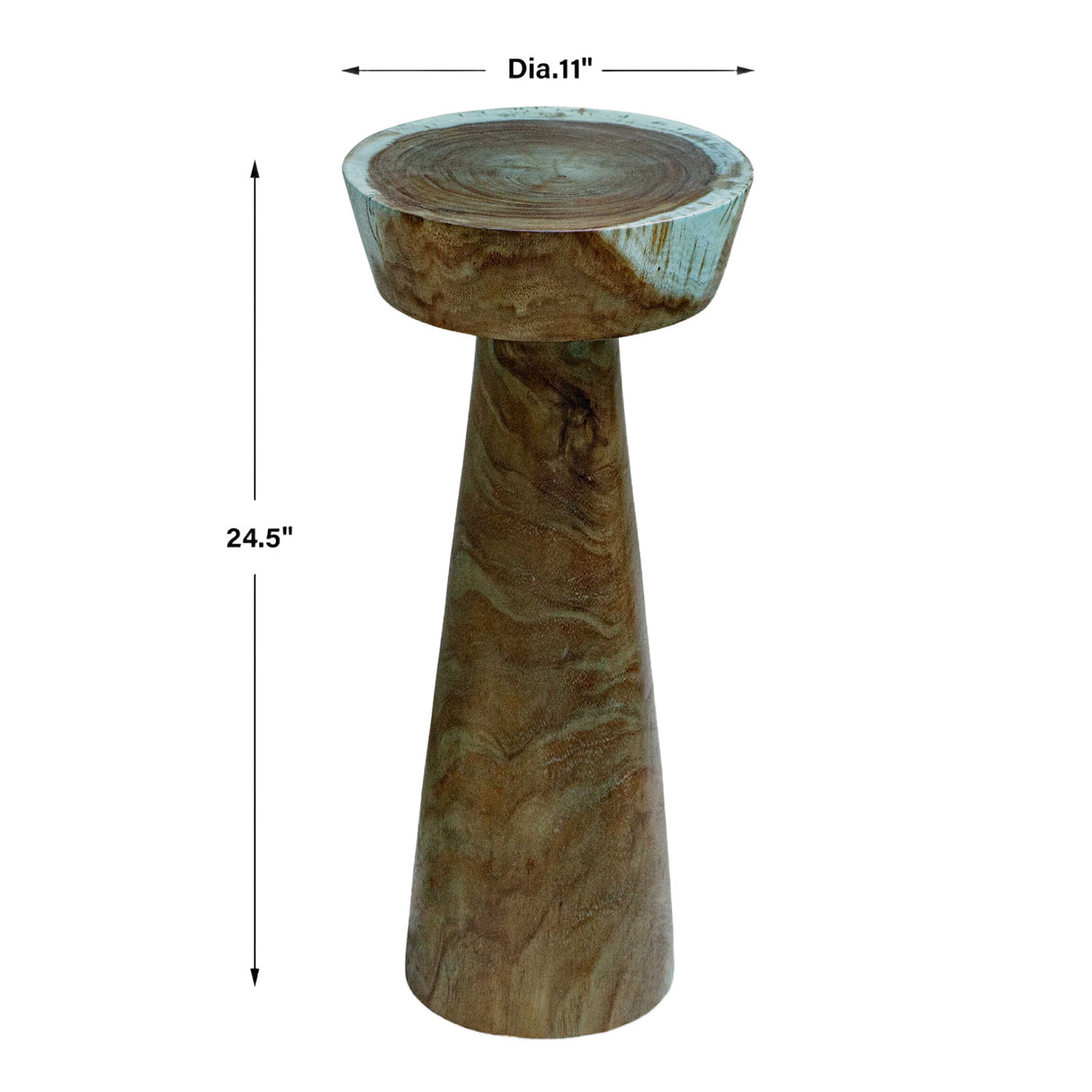 Modern European furniture - Blue-Green Wooden Drink Table - www.oroa.com