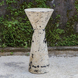 Modern European furniture - Limestone Hourglass Indoor/Outdoor Drink Table - www.oroa.com