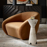 Modern European furniture - Limestone Hourglass Indoor/Outdoor Drink Table - www.oroa.com