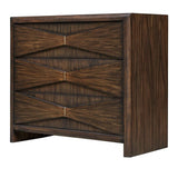 Modern European furniture - Acacia Wood 3-Drawer Chest - www.oroa.com