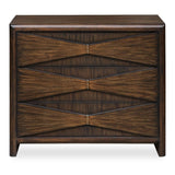 Modern European furniture - Acacia Wood 3-Drawer Chest - www.oroa.com