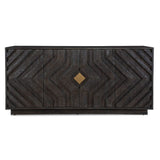 Modern European furniture - Oak Chevron 4-Door Cabinet  - www.oroa.com