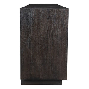   Oak Chevron 4-Door Cabinet | Oroa.com