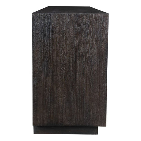 Modern European furniture - Oak Chevron 4-Door Cabinet  - www.oroa.com