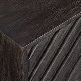 Modern European furniture - Oak Chevron 4-Door Cabinet  - www.oroa.com