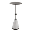 Modern European furniture - Black Metal Round Drink Table - www.oroa.com