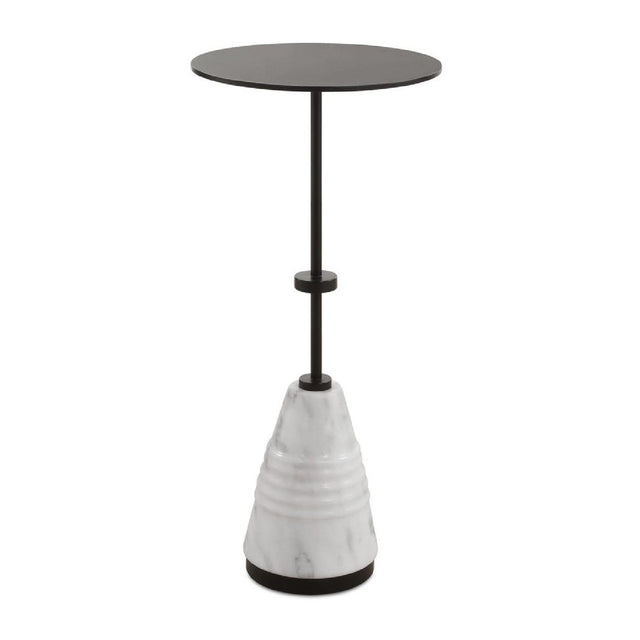 Modern European furniture - Black Metal Round Drink Table - www.oroa.com