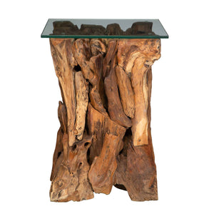   Teak Wood End Table | Oroa.com