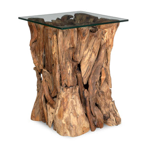   Teak Wood End Table | Oroa.com