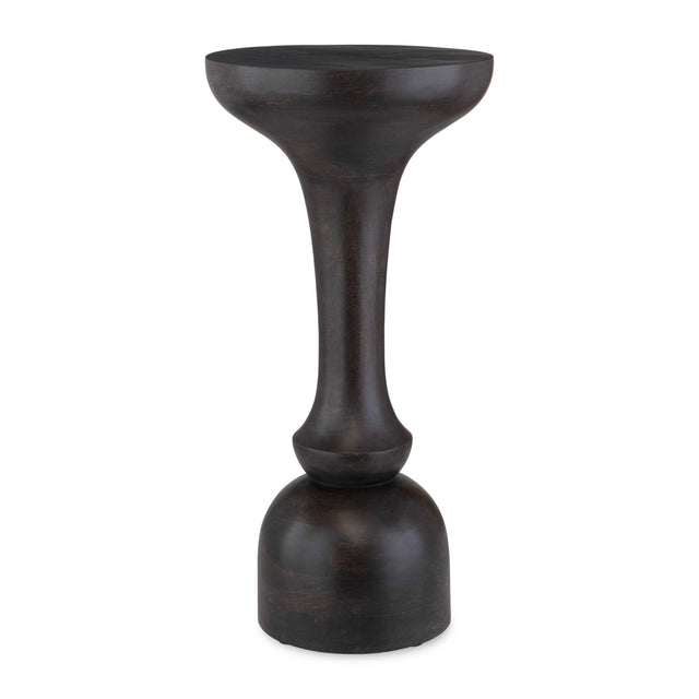 Modern European furniture - Black Mango Wood Accent Table - www.oroa.com
