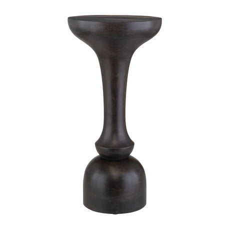 Modern European furniture - Black Mango Wood Accent Table - www.oroa.com