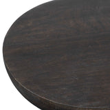 Modern European furniture - Black Mango Wood Accent Table - www.oroa.com