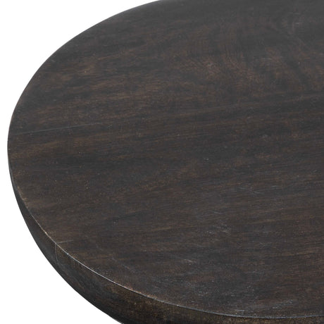 Modern European furniture - Black Mango Wood Accent Table - www.oroa.com