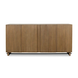   Fluted Wood 4-Door Cabinet | Oroa.com