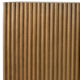 Modern European furniture - Fluted Wood 4-Door Cabinet - www.oroa.com
