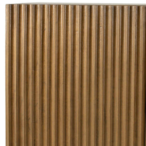   Fluted Wood 4-Door Cabinet | Oroa.com