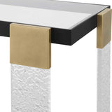 Tempered Glass Undershelf Side Table | Uttermost Bendena