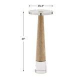 Modern European furniture - Conical Travertin Drink Table - www.oroa.com