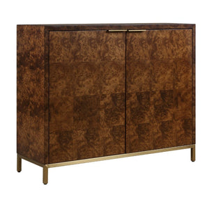   Burl Wood 2-Door Cabinet | Oroa.com