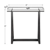 Crystal Top Accent Table | Uttermost Midas